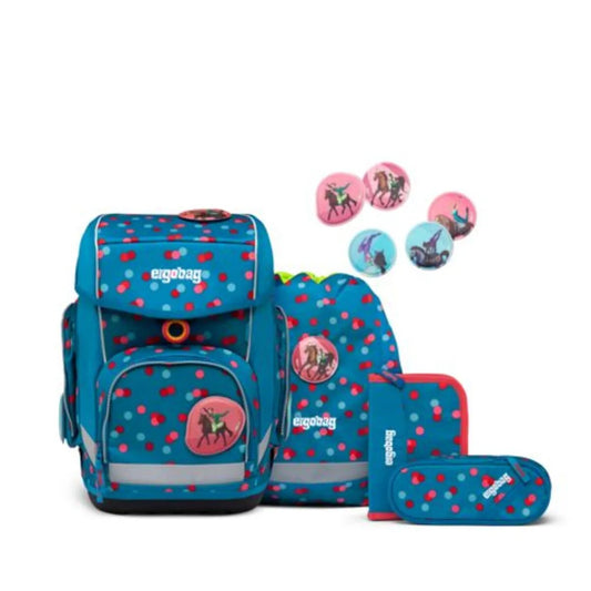 ergobag CUBO MAIN Schulrucksack-Set VoltiBär, 5-teilig