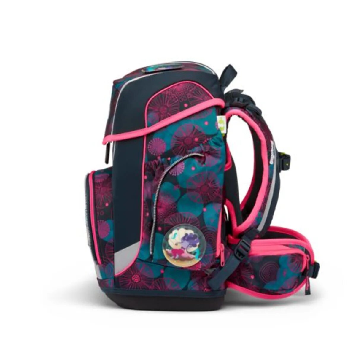 ergobag CUBO Schulrucksack-Set KorallBär, 5-teilig
