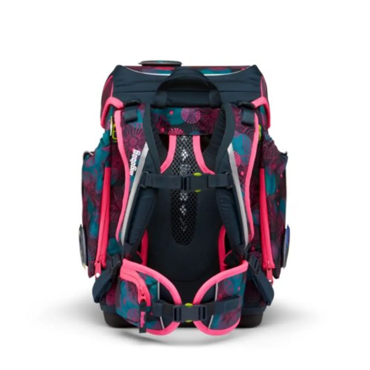 ergobag CUBO Schulrucksack-Set KorallBär, 5-teilig