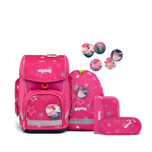 ergobag CUBO MAIN Schulrucksack-Set SternzauBär, 5-teilig