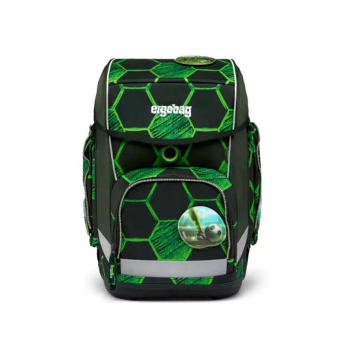 ergobag CUBO Schulrucksack-Set VolltreffBär, 5-teilig