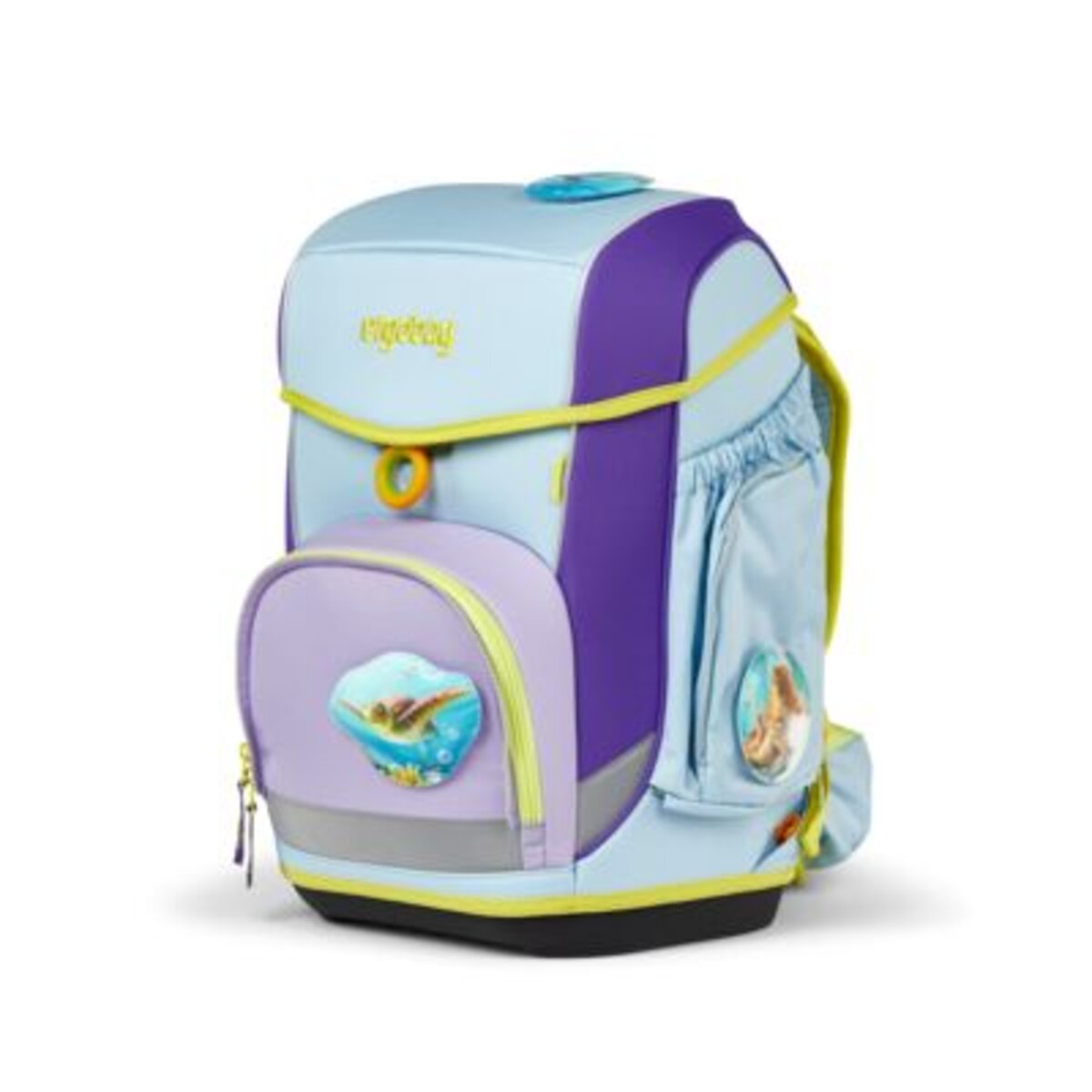 ergobag CUBO Nature Explorer Edition Schulrucksack-Set TauchBär, 5-teilig