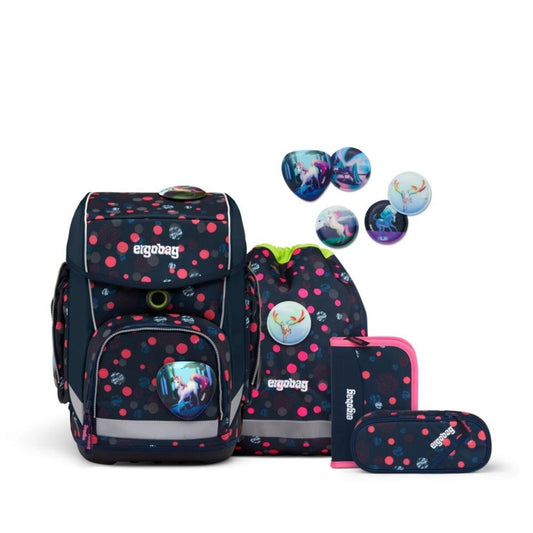 ergobag CUBO REFLEX GLOW PhantBärsiewelt, 5-teilig