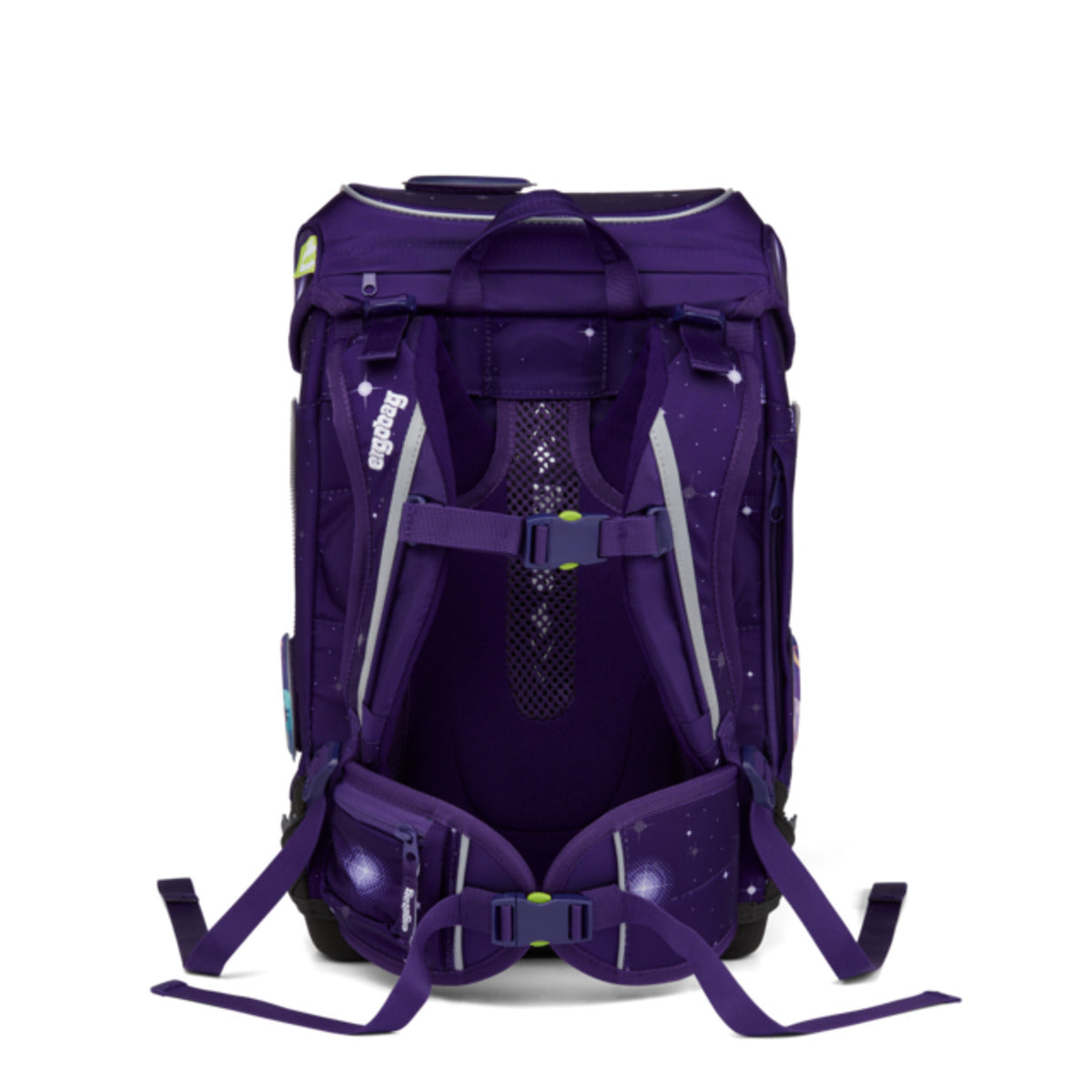 ergobag CUBO Schulranzen-Set Bärgasus Glow, 5-teilig