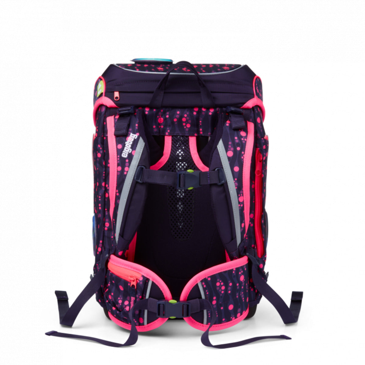 ergobag CUBO Schulranzen-Set Bärmuda Viereck, 5-teilig