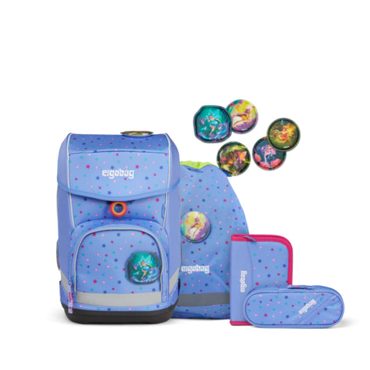 ergobag CUBO Schulranzen-Set Bärzaubernd, 5-teilig