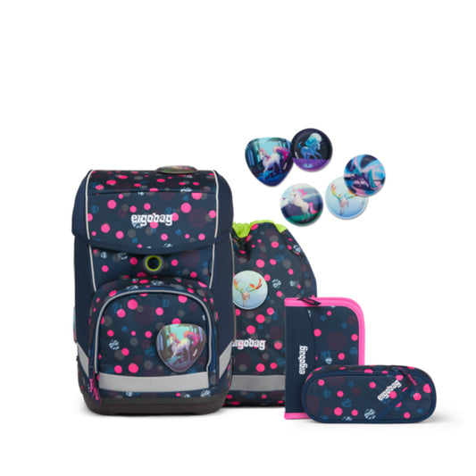 ergobag CUBO Schulranzen-Set PhantBärsiewelt, 5-teilig