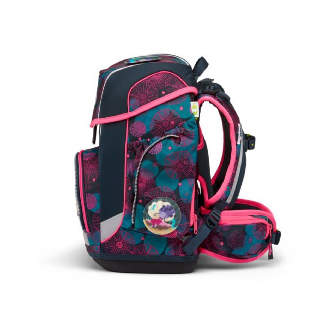 ergobag CUBO Schulrucksack-Set KorallBär