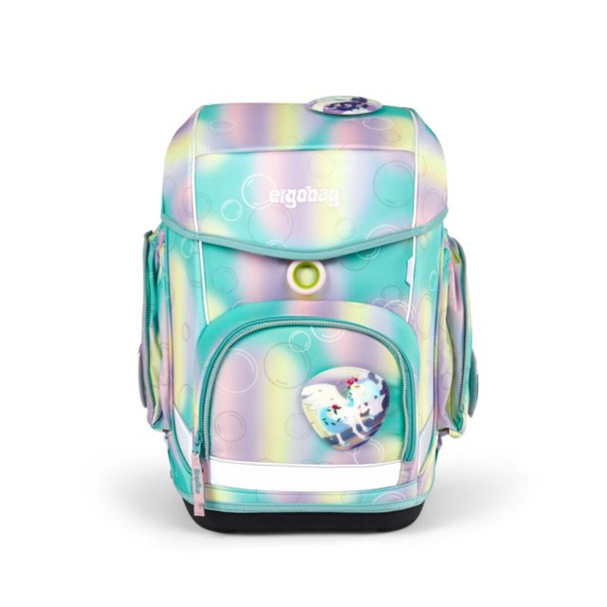 ergobag CUBO Schulrucksack-Set ZauBärwelt REFLEX GLOW, 5-teilig