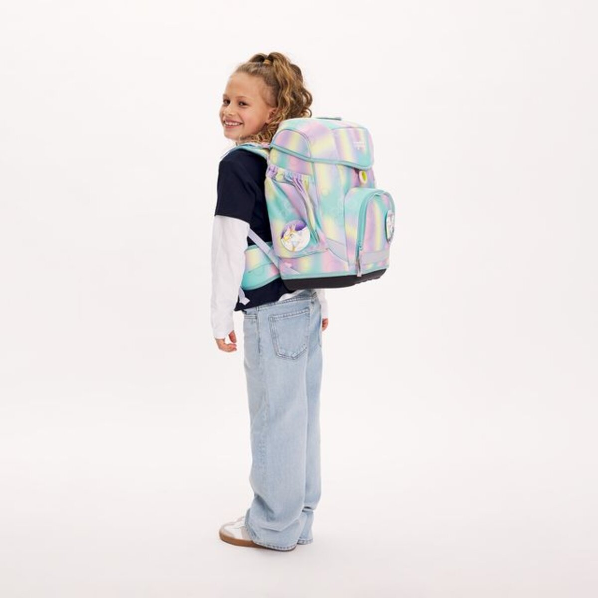 ergobag CUBO Schulrucksack-Set ZauBärwelt REFLEX GLOW, 5-teilig
