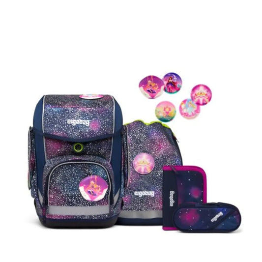 ergobag CUBO SPECIAL Schulrucksack-Set Bärlaxy, 5-teilig