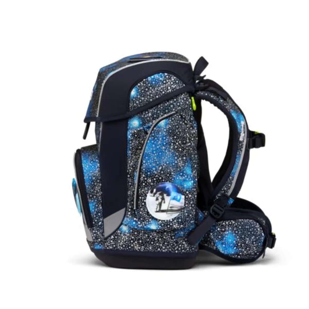 ergobag CUBO SPECIAL Schulrucksack-Set Bär Anhalter durch die Galaxis, 5-teilig