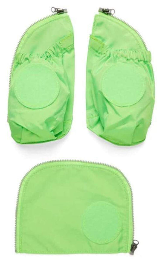 ergobag Fluo Seitentaschen Zip-Set, grün