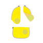 ergobag Fluo-Zip Set, Sicherheitsset, Gelb, 3-teilig