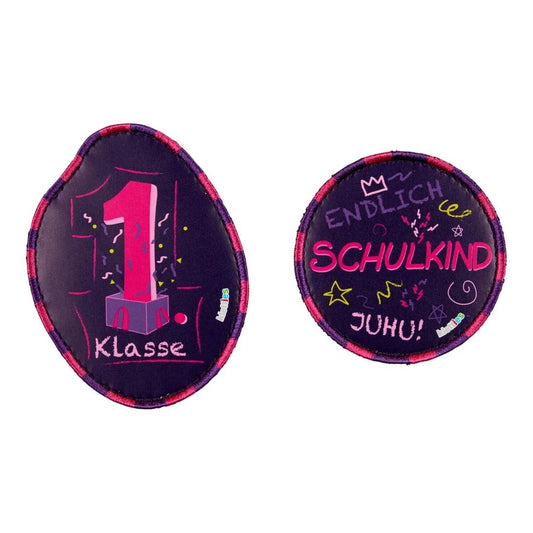 ergobag Klettie-Set Schulstarter Lila, 2-teilig