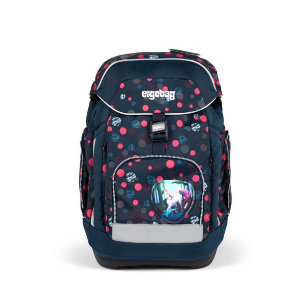 ergobag Maxi-Set Schulrucksack-Set PhantBärsiewelt REFLEX GLOW, 6-teilig