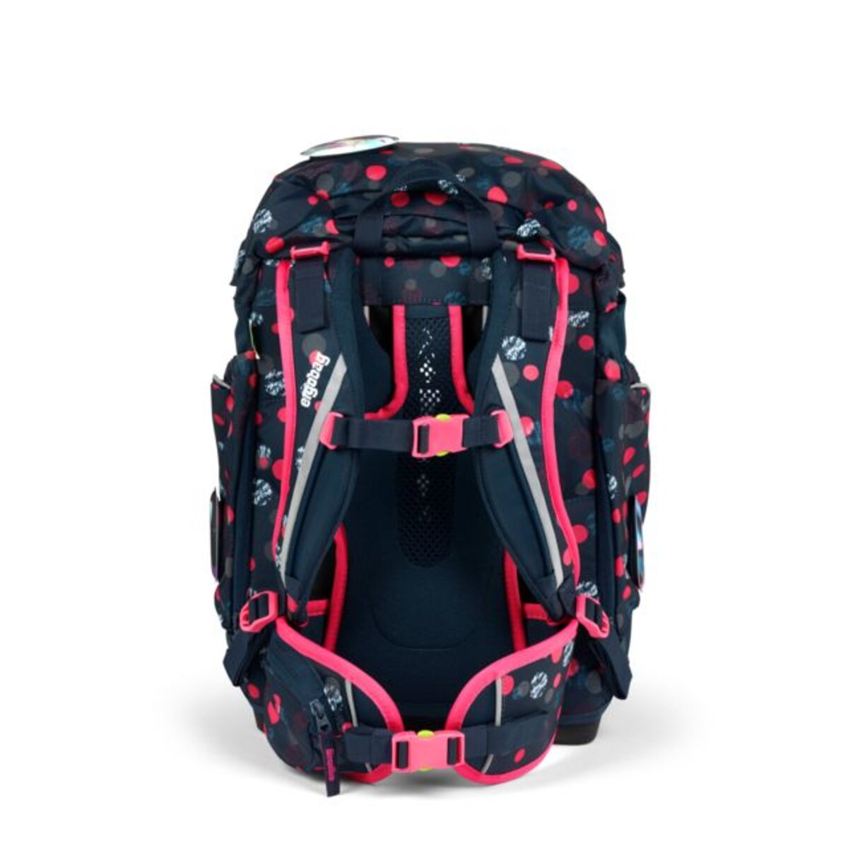 ergobag Maxi-Set Schulrucksack-Set PhantBärsiewelt REFLEX GLOW, 6-teilig