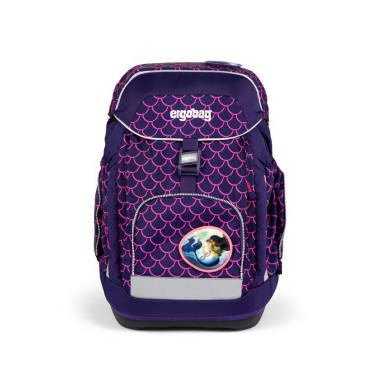 ergobag Maxi-Set Schulrucksack-Set PerlentauchBär LUMI Edition, 6-teilig