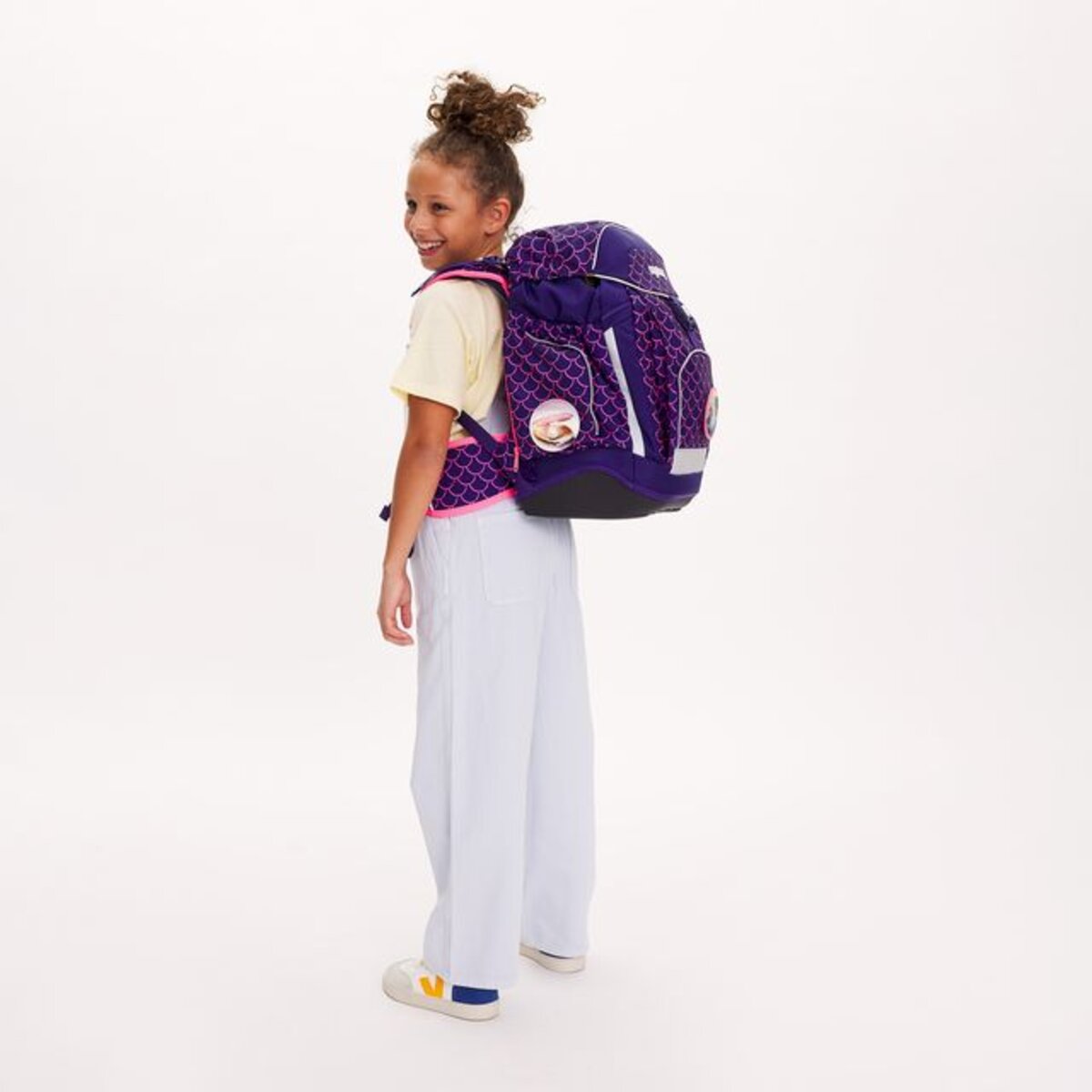 ergobag Maxi-Set Schulrucksack-Set PerlentauchBär LUMI Edition, 6-teilig