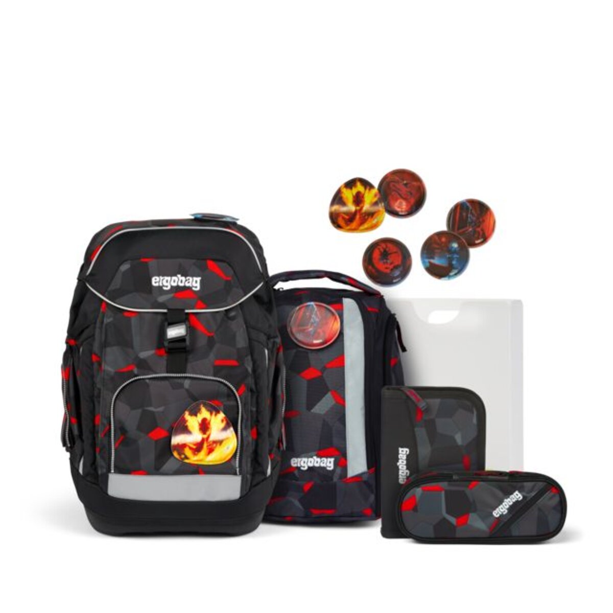 ergobag Maxi-Set Schulrucksack-Set TaekBärdo, 6-teilig