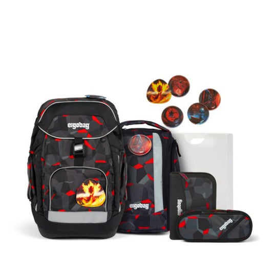 ergobag Maxi-Set Schulrucksack-Set TaekBärdo, 6-teilig