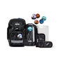 ergobag PACK REFLEX GLOW Schulrucksack-Set Super ReflektBär, 6-teilig