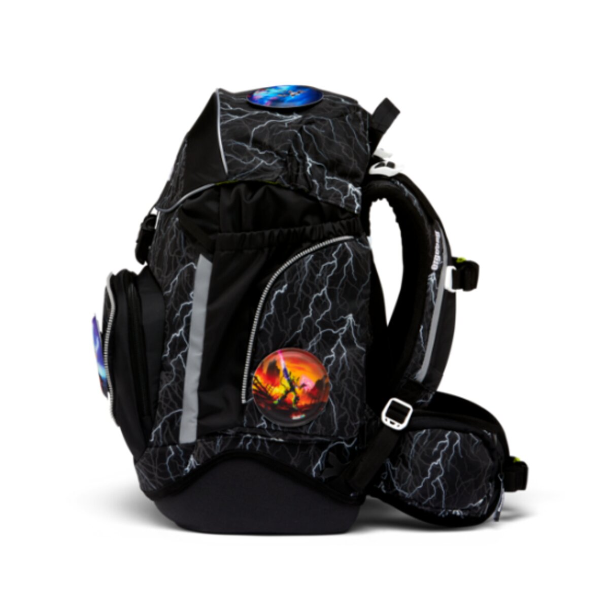 ergobag PACK REFLEX GLOW Schulrucksack-Set Super ReflektBär, 6-teilig