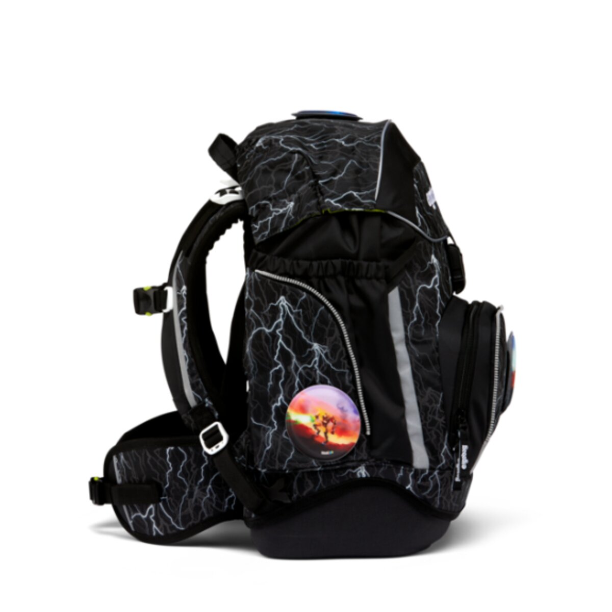 ergobag PACK REFLEX GLOW Schulrucksack-Set Super ReflektBär, 6-teilig