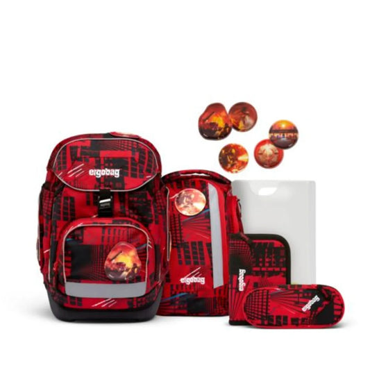 ergobag PACK Schulrucksack-Set  AlarmBärreitschaft, 6-teilig