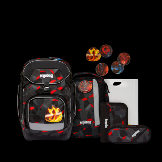 ergobag PACK Schulrucksack-Set TaekBärdo, 6 teilig