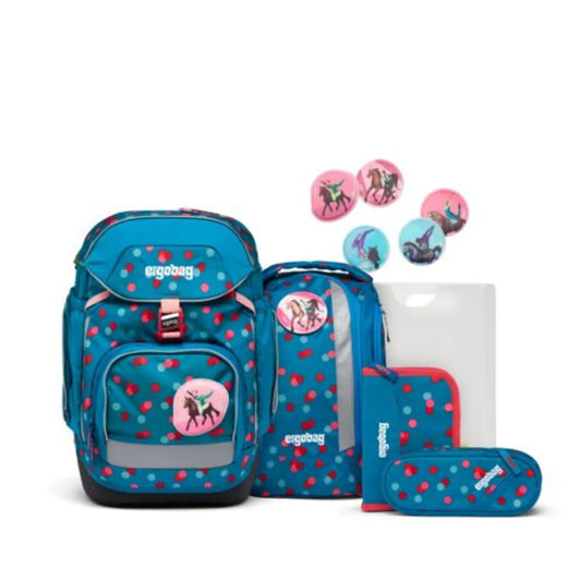 ergobag PACK Schulrucksack-Set VoltiBär, 6 teilig