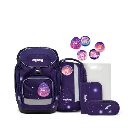 ergobag PACK SPECIALS Schulrucksack-Set Bärgasus, 6-teilig