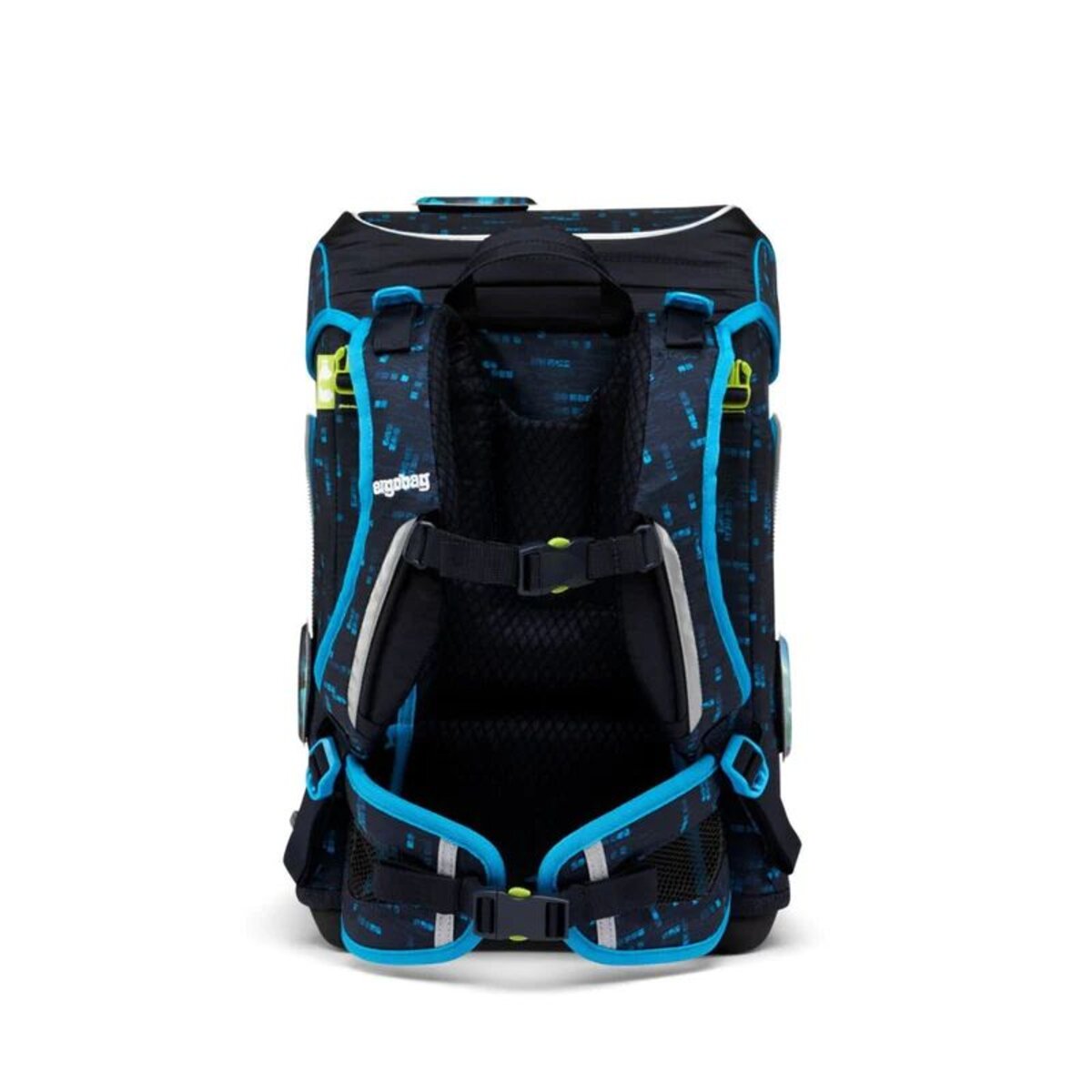ergobag Schulranzen-Set cubo light TiefseetauchBär Lumi Edition, 6-teilig