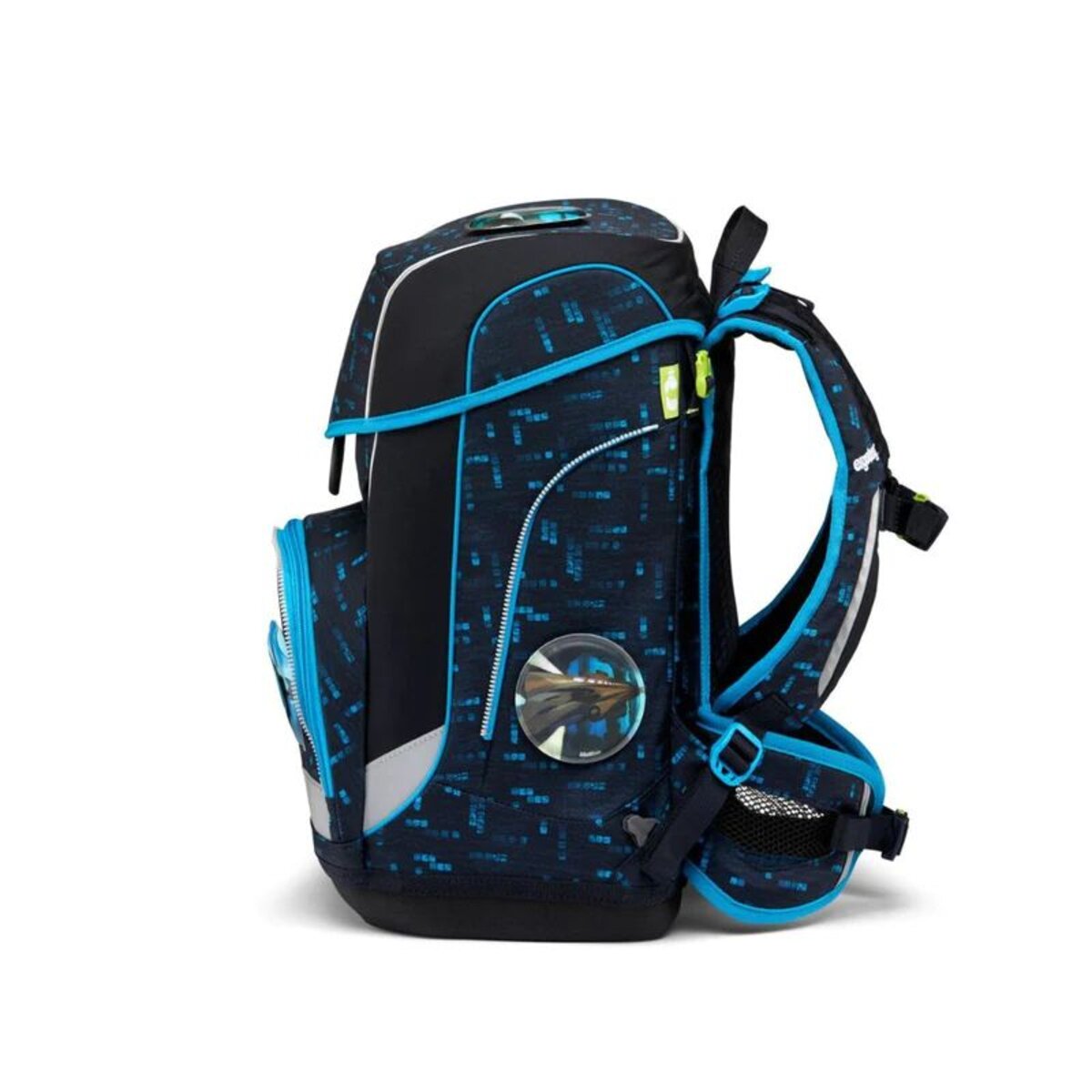 ergobag Schulranzen-Set cubo light TiefseetauchBär Lumi Edition, 6-teilig