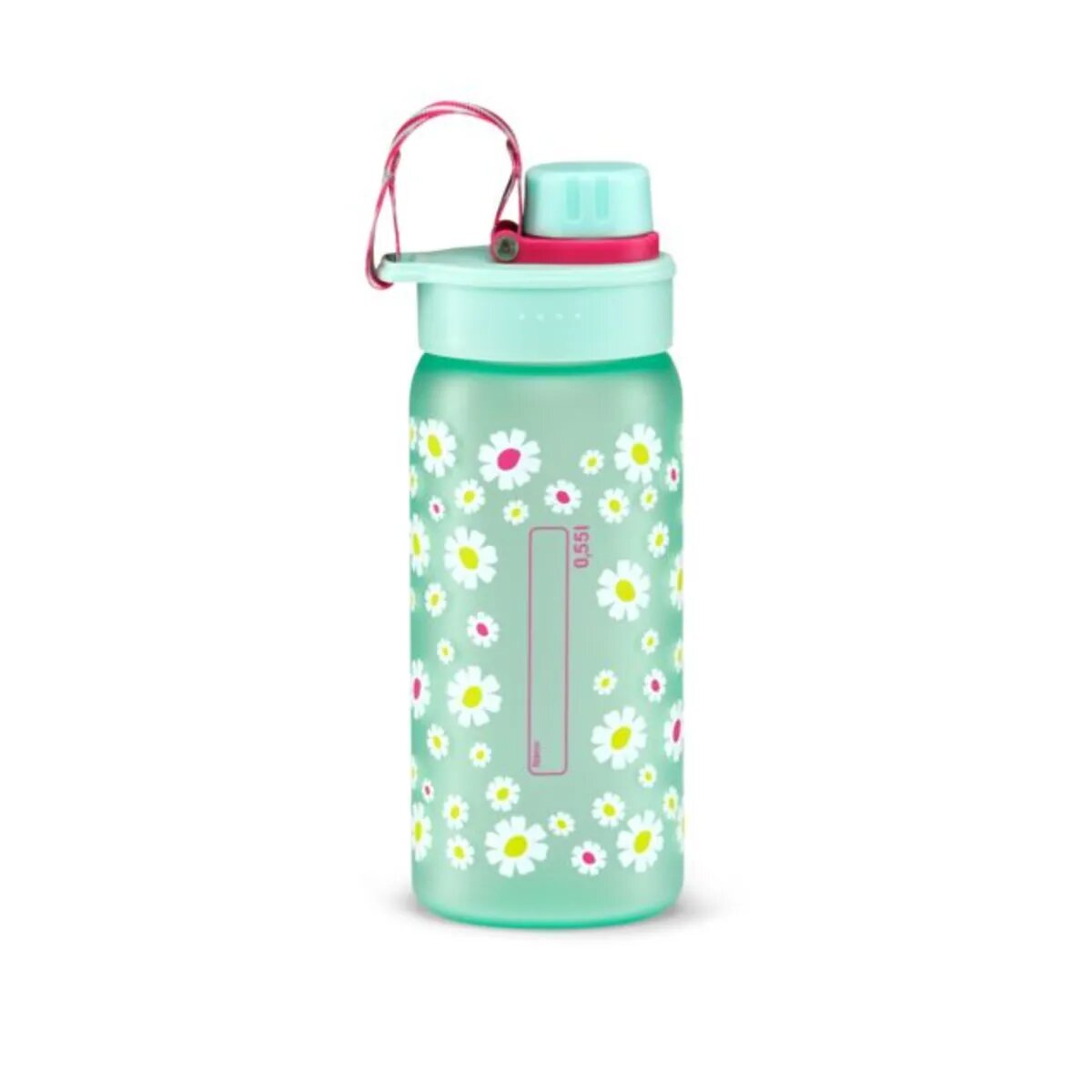 ergobag Trinkflasche Blümchen, 550 ml