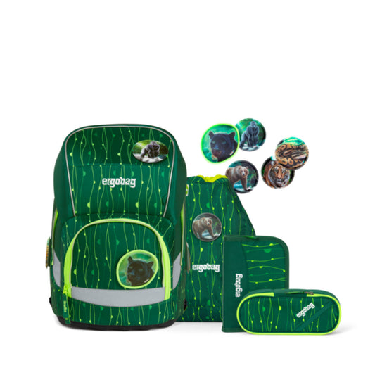 ergobag WIDE Schulrucksack-Set RambazamBär, 5-teilig