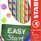 Ergonomischer Buntstift für Linkshänder - STABILO EASYcolors - mit 6 verschiedenen Farben