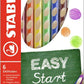 Ergonomischer Buntstift für Rechtshänder - STABILO EASYcolors - 6er Pack - mit 6 verschiedenen Farben