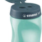 Ergonomischer Dosen-Spitzer für Linkshänder - STABILO EASYsharpener - 3 in 1 - petrol