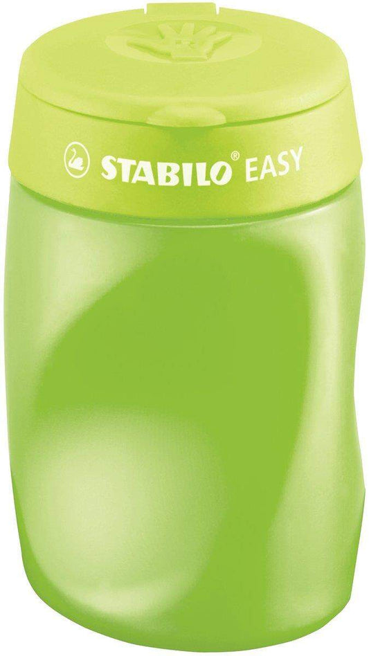 Ergonomischer Dosen-Spitzer für Rechtshänder - STABILO EASYsharpener - 3 in 1 - grün