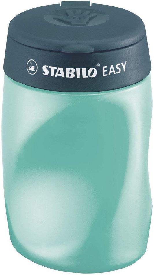 Ergonomischer Dosen-Spitzer für Rechtshänder - STABILO EASYsharpener - 3 in 1 - petrol