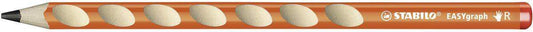 Ergonomischer Dreikant-Bleistift für Rechtshänder - STABILO EASYgraph in orange - Einzelstift - Härtegrad B