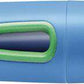 Ergonomischer Schulfüller für Linkshänder mit Standard-Feder M - STABILO EASYbirdy in himmelblau/grasgrün - Einzelstift - inklusive Patrone - Schreibfarbe blau (löschbar)