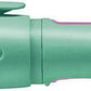 Ergonomischer Schulfüller für Rechtshänder mit Anfänger-Feder A - STABILO EASYbirdy in türkis/neonpink - Einzelstift - inklusive Patrone - Schreibfarbe blau (löschbar)