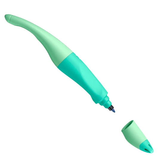 Ergonomischer Tintenroller für Linkshänder - STABILO EASYoriginal Pastel in Hauch von Minzgrün - Einzelstift - Schreibfarbe blau (löschbar) - inklusive Patrone
