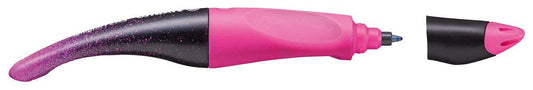 Ergonomischer Tintenroller für Linkshänder - EASYoriginal Graffiti Edition in magenta - Einzelstift - Schreibfarbe blau (löschbar) - inklusive Patrone