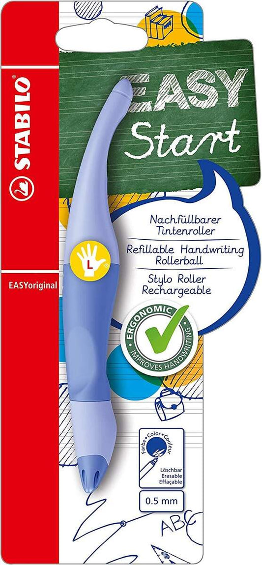 Ergonomischer Tintenroller für Linkshänder - STABILO EASYoriginal Pastel in Wolkenblau