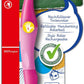 Ergonomischer Tintenroller für Linkshänder - STABILO EASYoriginal in hellpink/dunkelpink - Einzelstift - Schreibfarbe blau (löschbar) - inklusive Patrone