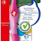 Ergonomischer Tintenroller für Rechtshänder - STABILO EASYoriginal in pink hell/dunkel - Einzelstift - Schreibfarbe blau (löschbar) - inklusive Patrone