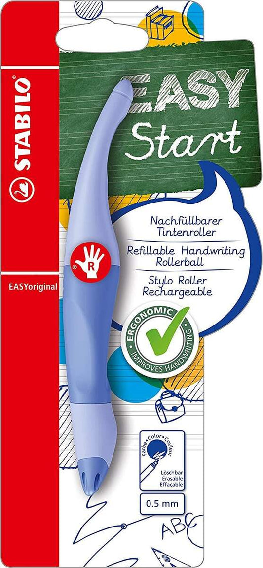 Ergonomischer Tintenroller für Rechtshänder - STABILO EASYoriginal Pastel in Wolkenblau